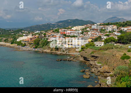 Baia di Palinuro, Parco Nazionale del Cilento, il Parco Nazionale del Cilento, Vallo di Diano e Alburni, provincia di Salerno, Campania, Italia Foto Stock