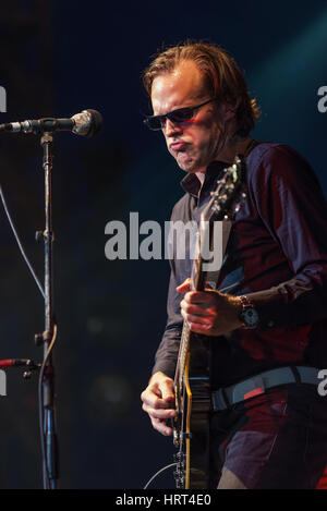 Joe Bonamassa, Byron Bay Bluesfest, 1 aprile 2010. Bonamassa è un Americano blues rock chitarrista, cantautore, influenzato da musicisti britannici. Foto Stock