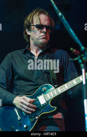 Joe Bonamassa, Byron Bay Bluesfest, 1 aprile 2010. Bonamassa è un Americano blues rock chitarrista, cantautore, influenzato da musicisti britannici. Foto Stock