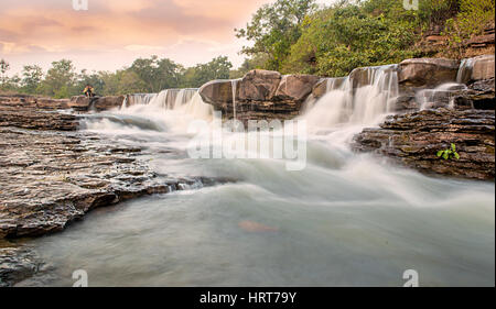 Cascata a mare Foto Stock