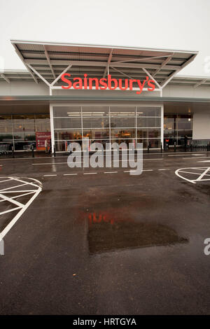 Sainsbury's supermercato , Morecambe , Inghilterra Foto Stock