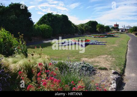 Giardini sul lungomare a St Annes sul mare Foto Stock