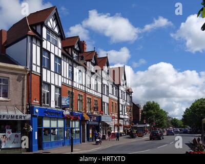 Clifton Street a Lytham town center Foto Stock