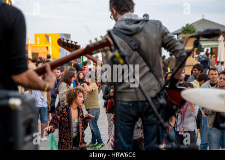 Barcellona - 5 set: Los Bracco (banda) in concerto presso il Tibidabo Live Festival il 5 settembre 2015 a Barcellona, Spagna. Foto Stock