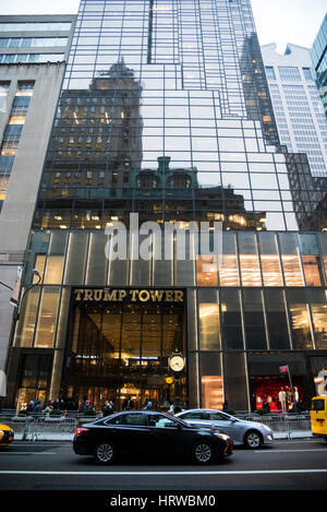 Trump towers new york city Foto Stock