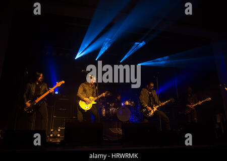 Wrexham, Regno Unito. 3 Marzo, 2017. Stella nera piloti eseguire a William Aston Hall, Wrexham, Regno Unito. Ceridwen credito Hughes/Alamy Live News Foto Stock