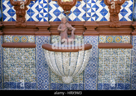 Interno del Centro Cultural Isidro Fabela, San Angelo, Ciudad de México Foto Stock