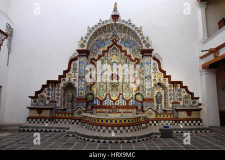 Interno del Centro Cultural Isidro Fabela, San Angelo, Ciudad de México Foto Stock