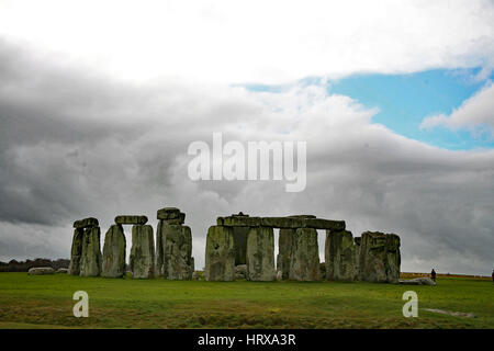 Stonehenge, UK Foto Stock