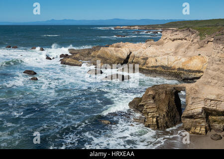 Vista costiera dal Bluff Trail Montana de Oro membro park central California USA Foto Stock
