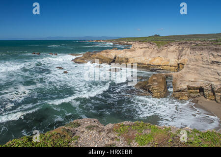 Vista costiera dal Bluff Trail Montana de Oro membro park central California USA Foto Stock