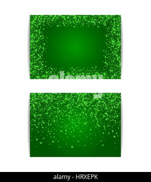 Orizzontale di Saint Patricks giorno modello di pagina di intestazione Illustrazione Vettoriale