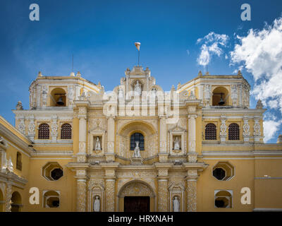 La Merced Chiesa - Antigua, Guatemala Foto Stock