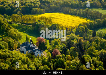 Hotel castello BURG SCHLITZ, Hohen-Demzin, Meclemburgo Lake District, Meclemburgo Lake District, Meclenburgo-Pomerania Occidentale, Germania Foto Stock