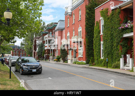 Parc portuaire a Trois-Rivières, Provincia di Quebec, Canada Foto Stock