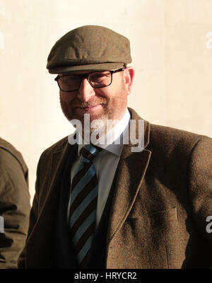 Paolo Nuttall MEP visto presso la BBC Studios di Londra, 22 Jan 2017 Foto Stock