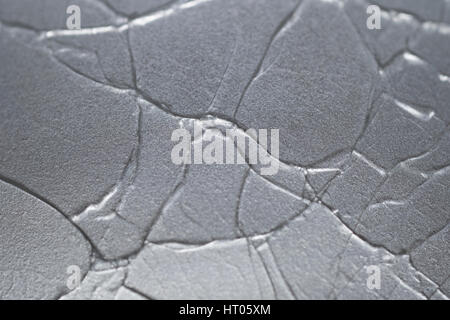 Abstract impazzito / vetro rotto macro-fotografia. Possibile metafora per la malattia mentale, in frantumi di sogni, promesse infrante, collegamenti astratto, la mente. Foto Stock