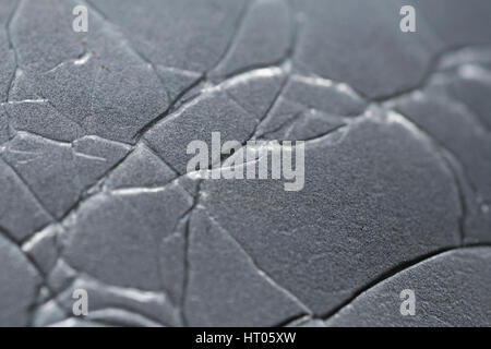 Abstract impazzito / vetro rotto macro-fotografia. Possibile metafora per la malattia mentale, in frantumi di sogni, promesse infrante, collegamenti astratto, la mente. Foto Stock