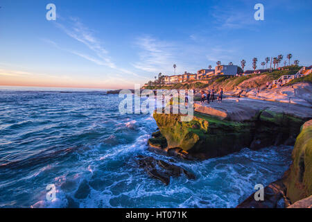 San Diego, dove si può godere la navigazione in oceano pacifico. Ottime condizioni meteo fantastica e la gente è cordiale. Foto Stock