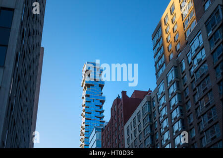 Appartamento di lusso elevato aumento a 56 Leonard Street di Tribeca a New York City Foto Stock