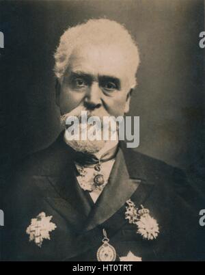 "Hiram Stevens Maxim', (1840-1916). Americano-nato British inventore e ingegnere, 1894-1907. Artista: sconosciuto. Foto Stock