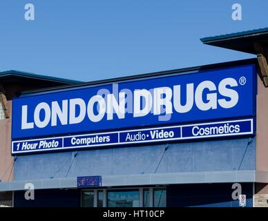 A Londra la droga store a Calgary, Alberta, Canada Foto Stock