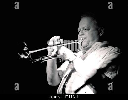 Red Rodney, Ronnie Scott's, Londra, 1992. Artista: Brian O Connor Foto Stock