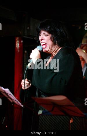 Liane Carroll, musicista jazz, Pizza Express, Dean st, Soho, Londra. Artista: Brian O Connor Foto Stock