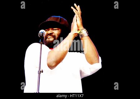 Gregory Porter, amore sommo Jazz Festival, Glynde, East Sussex, 2013. Artista: Brian O Connor Foto Stock