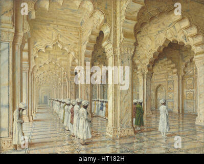 La moschea di perla a Agra, fine 1870-inizio 1880. Artista: Vereshchagin, Vassili Vasilyevich (1842-1904) Foto Stock