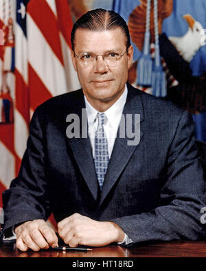ROBERT McNAMARA (1916-2009) come il Segretario alla difesa degli Stati Uniti Foto Stock