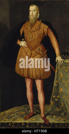 Ritratto di Re Eric XIV di Svezia (1533-1577), 1561. Artista: Meulen, Steven van der (attivo 1543-1564) Foto Stock