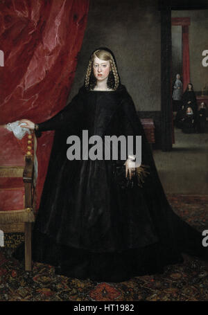 Ritratto dell'Infanta Margherita Teresa (1651-1673), ca. 1665-1667. Artista: Martínez del Mazo Juan Bautista (1605-1667) Foto Stock