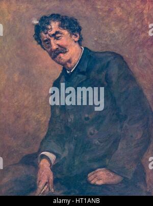 'James McNeill Whistler', c1885, (1904). Artista: Mortimer Menpes L. Foto Stock