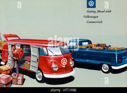 1960 Volkswagen Veicoli Commerciali artista brochure: sconosciuto. Foto Stock