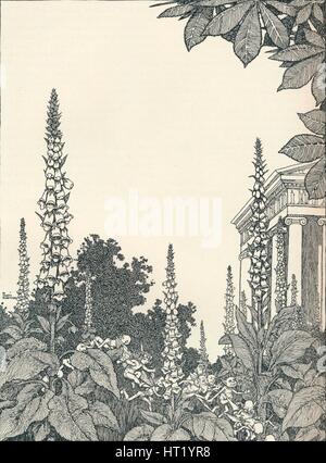 Illustrazione di 'A Midsummer Night's Dream", 1914, (1925). Creatore: W Heath Robinson. Foto Stock