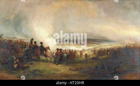 "La battaglia di Waterloo', 1813-1869. Artista: George Jones. Foto Stock