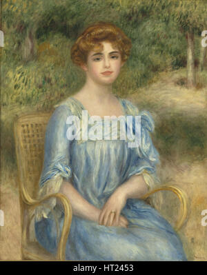 Madame Gaston Bernheim de Villers, nee Suzanne Adler, 1901. Artista: Renoir, Pierre Auguste (1841-1919) Foto Stock