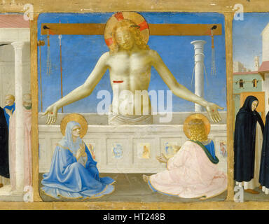 La Risurrezione (scomparto di predella di ripresentare l' Incoronazione della Vergine), ca 1430. Artista: Angelico, Fra Giovanni da Fiesole (ca. 1400-1455) Foto Stock