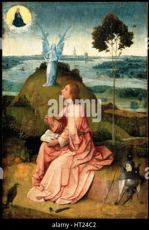San Giovanni Evangelista a Patmos, c. 1505. Artista: Bosch Hieronymus (c. 1450-1516) Foto Stock