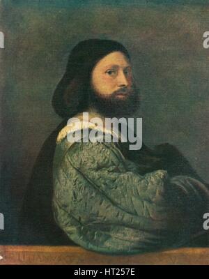 " Ritratto di Gerolamo Barbarigo', 1510, (1909). Artista: Tiziano. Foto Stock