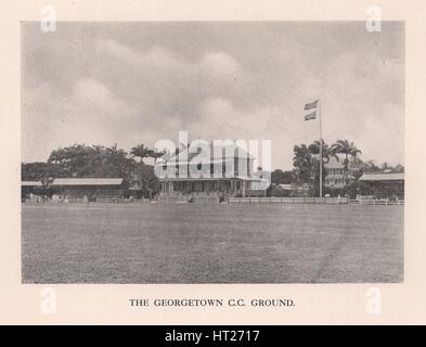 Il Georgetown Cricket Club Massa, Guiana britannica, 1910 (1912). Artista: sconosciuto. Foto Stock