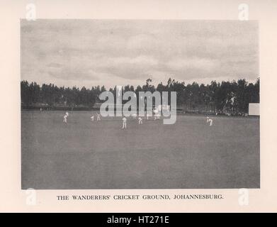 Il Wanderers Cricket Ground, Johannesburg, Sud Africa, 1912. Artista: sconosciuto. Foto Stock