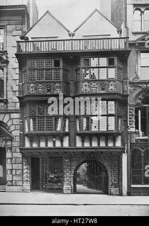 Inner Temple Gate House, City of London, c1900 (1911). Artista: sconosciuto. Foto Stock