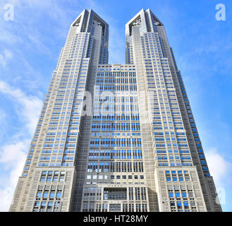 TOKYO, Giappone - 02 novembre 2014: Tokyo Metropolitan Government Building in Tokyo, Giappone. Foto Stock