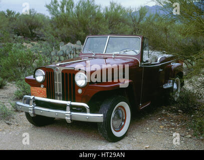 1948 Willys Jeepster. Artista: sconosciuto. Foto Stock