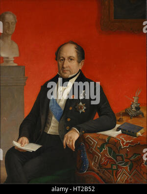 Ritratto del principe Alexander Nikolayevich Golitsyn (1773-1844), tra il 1826 e il 1834. Artista: Anonimo Foto Stock