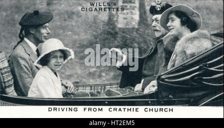 "L'influenza da Crathie Chiesa', 1935 (1937). Artista: sconosciuto. Foto Stock