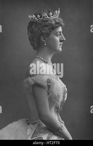 " La Marchesa di Londonderry', C1891. Artista: W&D Downey. Foto Stock