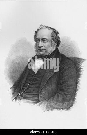 Sir Charles Barry, architetto britannico, c1840 (1878). Artista: sconosciuto. Foto Stock